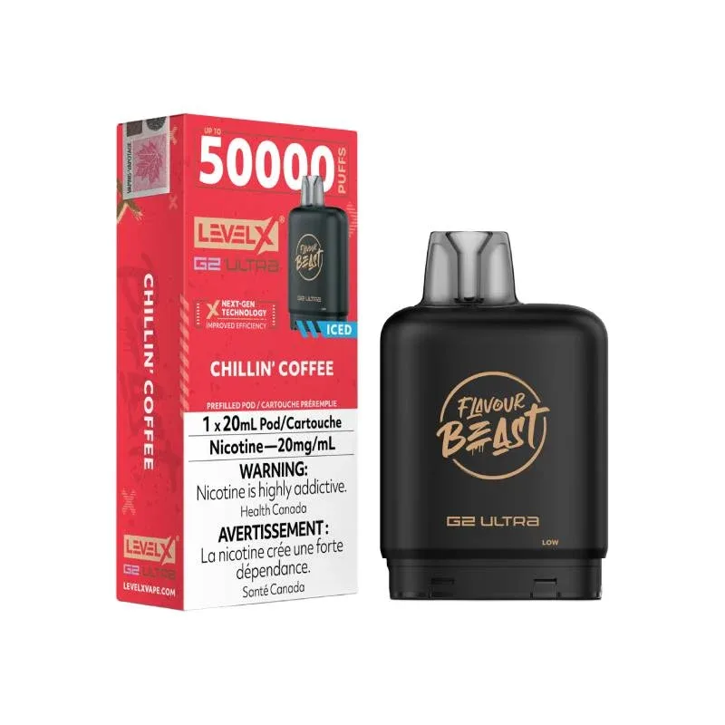 Flavour Beast Level X G2 Ultra Pod 50K - Chillin’ Coffee Iced