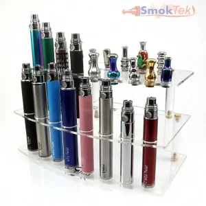 Acrylic Display for eGo Batteries and Drip Tips, Style 2