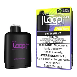 STLTH Loop Max E-Liquid Pod Pack - White Grape Ice