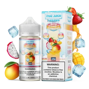 Mango Strawberry Dragonfruit FREEZE - Pod Juice - 100mL
