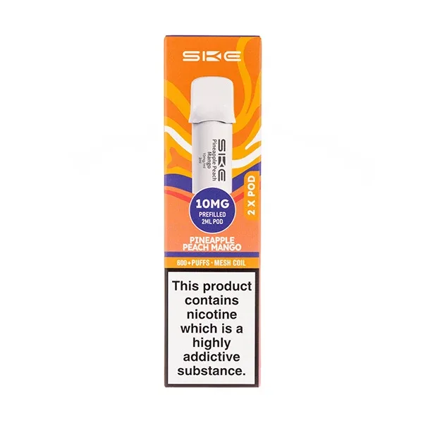 Pineapple Peach Mango Crystal 600 Pro Prefilled Pods by SKE