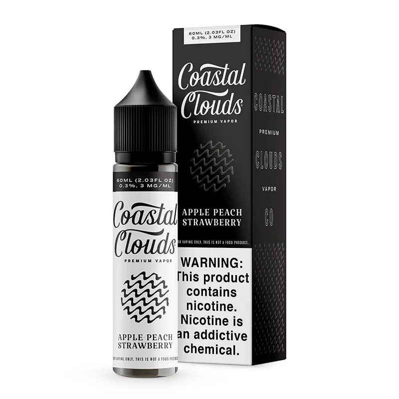 Apple Peach Strawberry - Coastal Clouds - 60mL