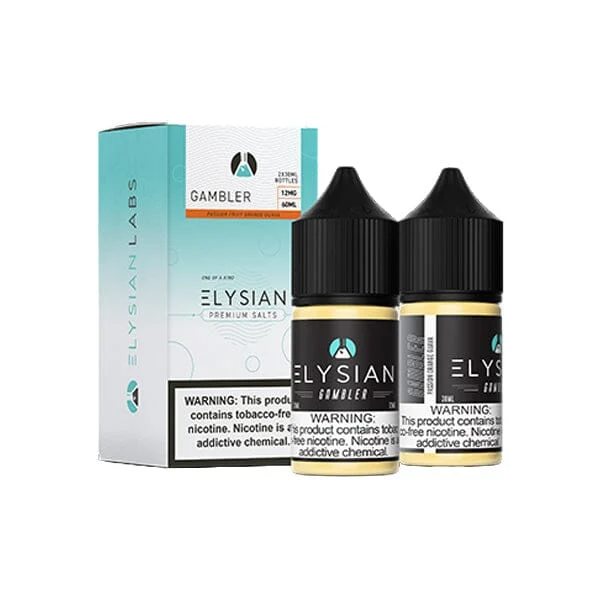 Gambler by Elysian Salt Series E-Liquid 60mL (Salt Nic) | 30mL 2-Pack