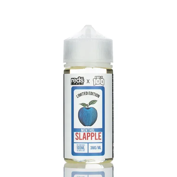 7 Daze Reds Apple x Keep It 100 - Slapple Menthol - 100ml