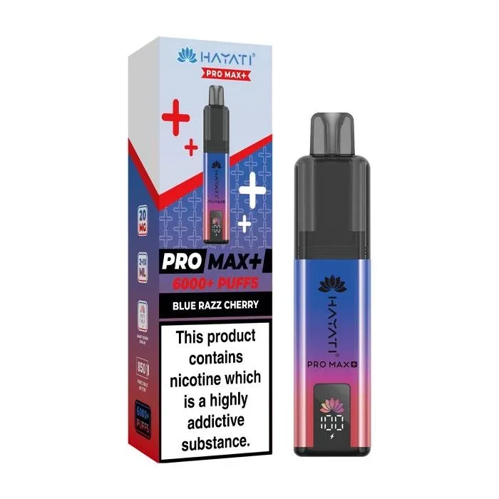 Hayati Pro Max Plus 6000 - Blue Razz Cherry Prefilled Pod Kit