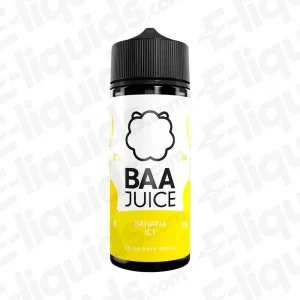 BAA Juice Banana Ice 100ml Shortfill Vape Juice