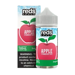 Apple Strawberry ICED - Red's Apple E-Juice by 7 Daze - 100mL