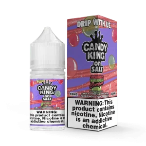 Strawberry Watermelon Bubblegum SALT - Candy King On SALT - 30mL