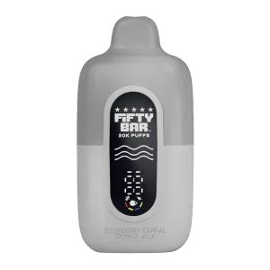 Fifty Bar V2 20K Silver Series Disposable