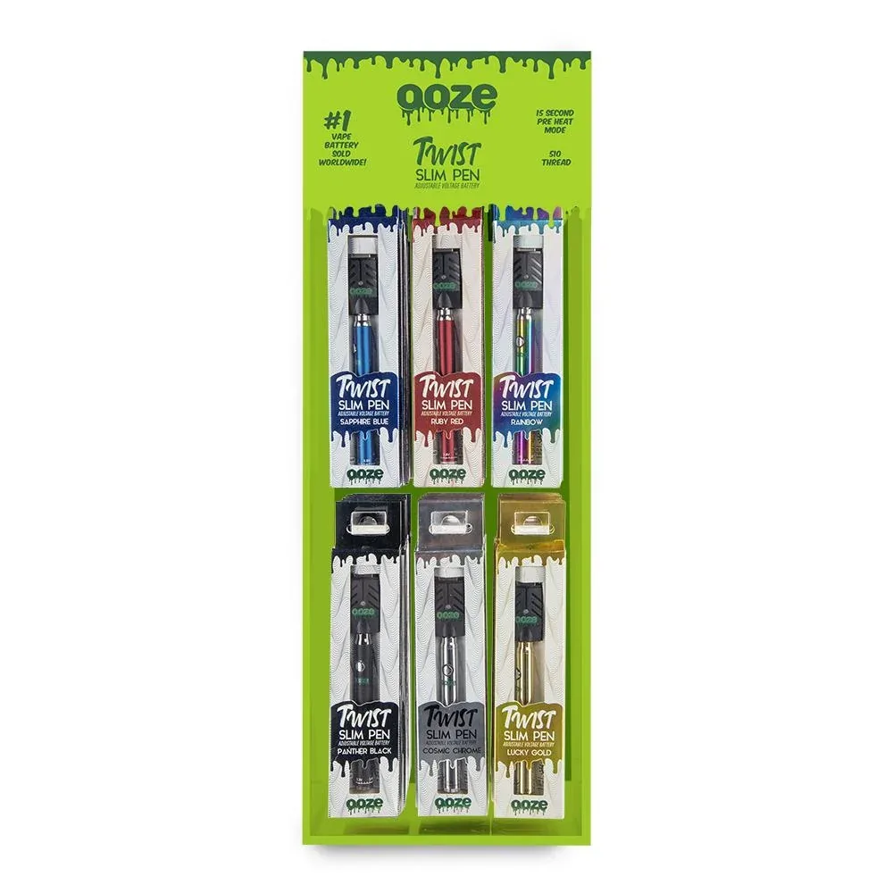 Ooze Slim Pen Twist Battery Display 48ct.