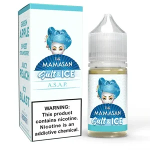 The Mamasan Salts ICE Apple Peach Strawberry