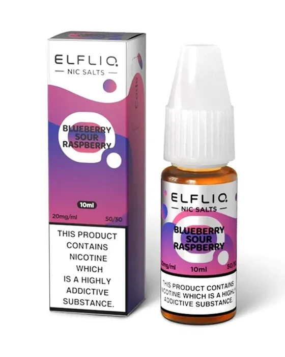 Blueberry Sour Raspberry Nic Salt E-Liquid - ElfLiq - Image 2