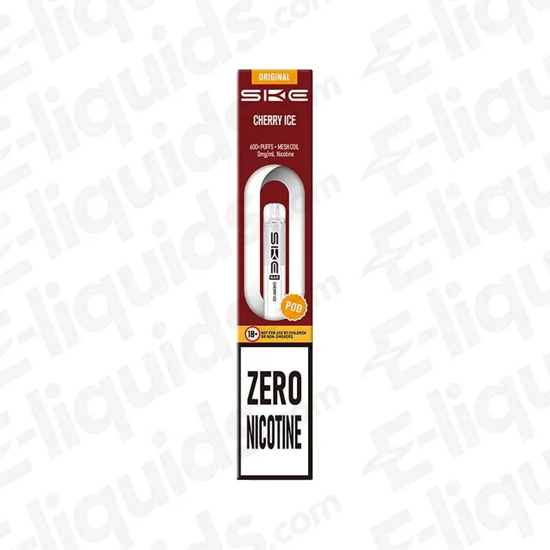 SKE Bar 600 0mg Cherry Ice Prefilled Pod