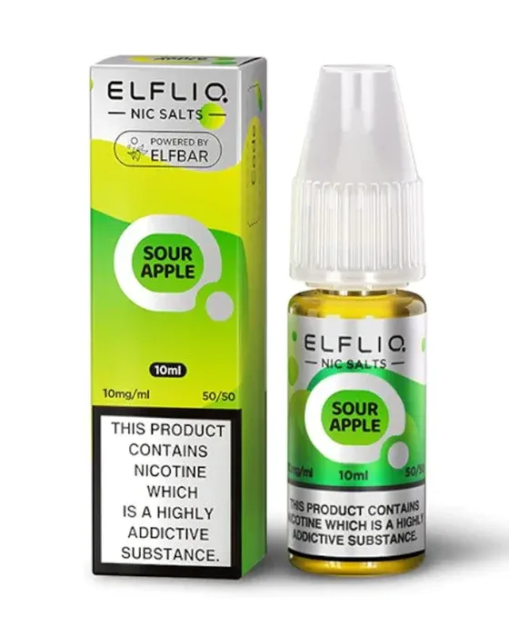 Sour Apple Nic Salt E-Liquid - ElfLiq - Image 2