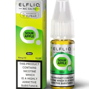Sour Apple Nic Salt E-Liquid - ElfLiq