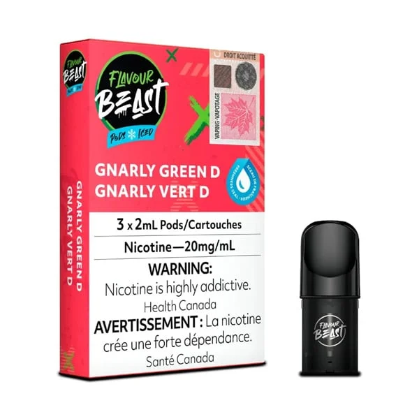 Flavour Beast Pods (STLTH) Gnarly Green D