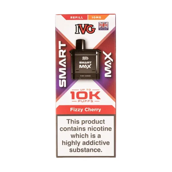Fizzy Cherry Smart Max Prefilled Pod + Refill by IVG - Image 2