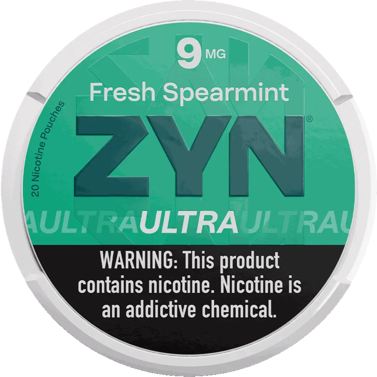 Fresh Spearmint - ZYN Ultra Nicotine Pouches - 20ct