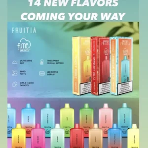 Fume x Fruitia Rechargeable Smart 8000 Puff Disposable Vape Device - 5%