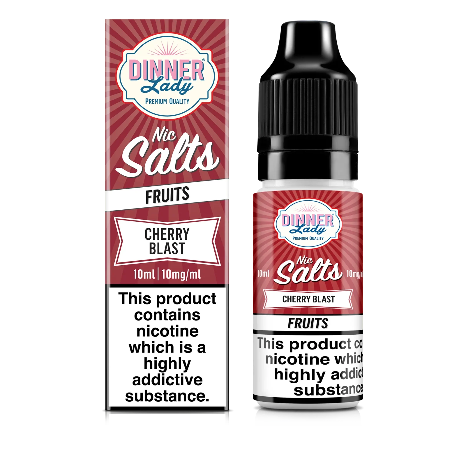 Dinner Lady - Cherry Blast Nic Salt E-Liquid - Image 2