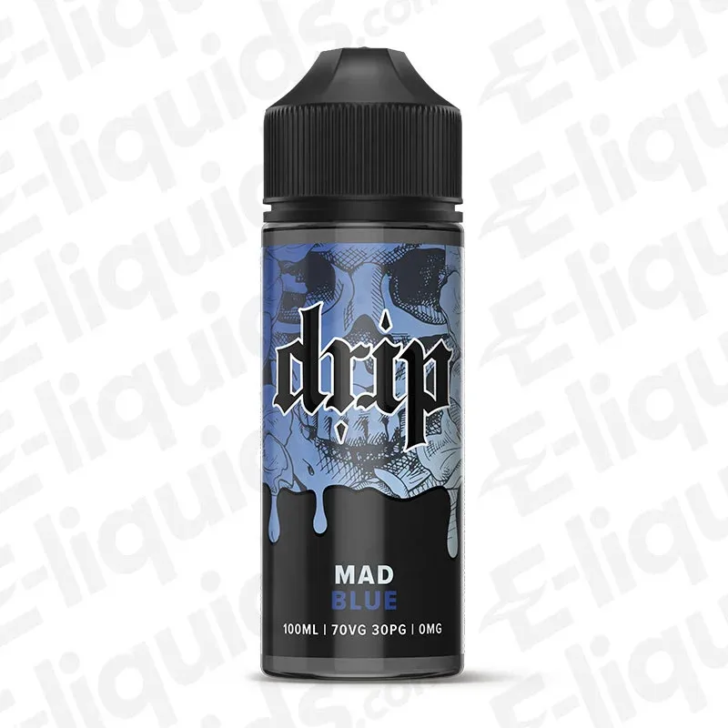 Drip Mad Blue 100ml Shortfill Vape Juice