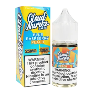 Blue Raspberry Peach SALT - Cloud Nurdz - 30mL