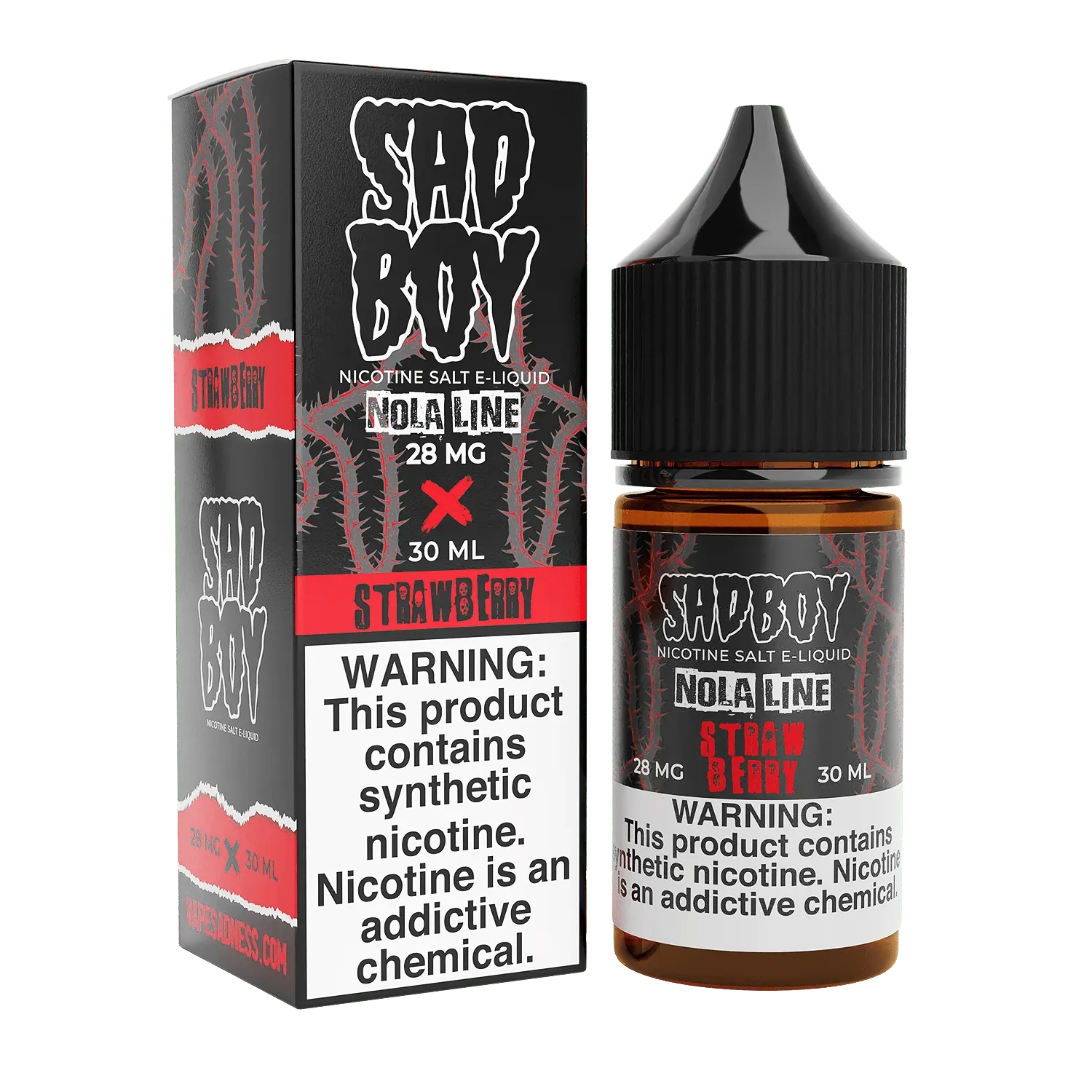 Strawberry Nola SALT - Sadboy - 30mL