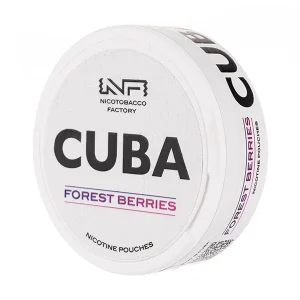 Forest Berries Nicotine Pouches by Cuba White