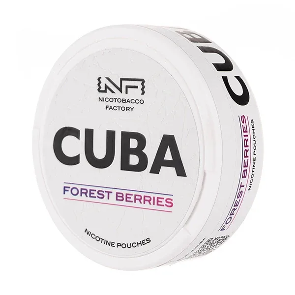 Forest Berries Nicotine Pouches by Cuba White