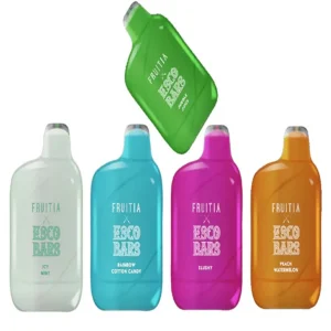 Esco Bar 6000 Puff Fruitia Edition | 15ml | Rechargeable | USA Made Liquid Inside