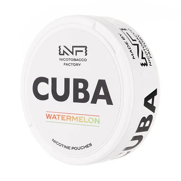 Watermelon Nicotine Pouches by Cuba White
