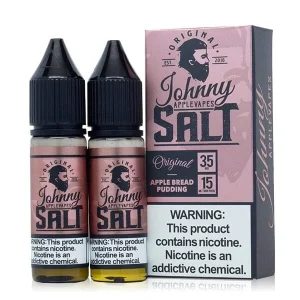 Johnny AppleVapes Salts (x2 15mL) - Apple Bread Pudding