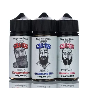 Vinyl and Vapor Deep Cuts - No Nicotine Vape Juice - 100ml (DISCONTINUED)
