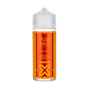 Mango Strawberry Peach 100ml Shortfill E-Liquid by Pod Salt Nexus