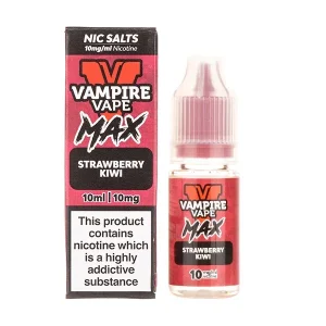 Strawberry Kiwi Nic Salt E-Liquid by Vampire Vape Max