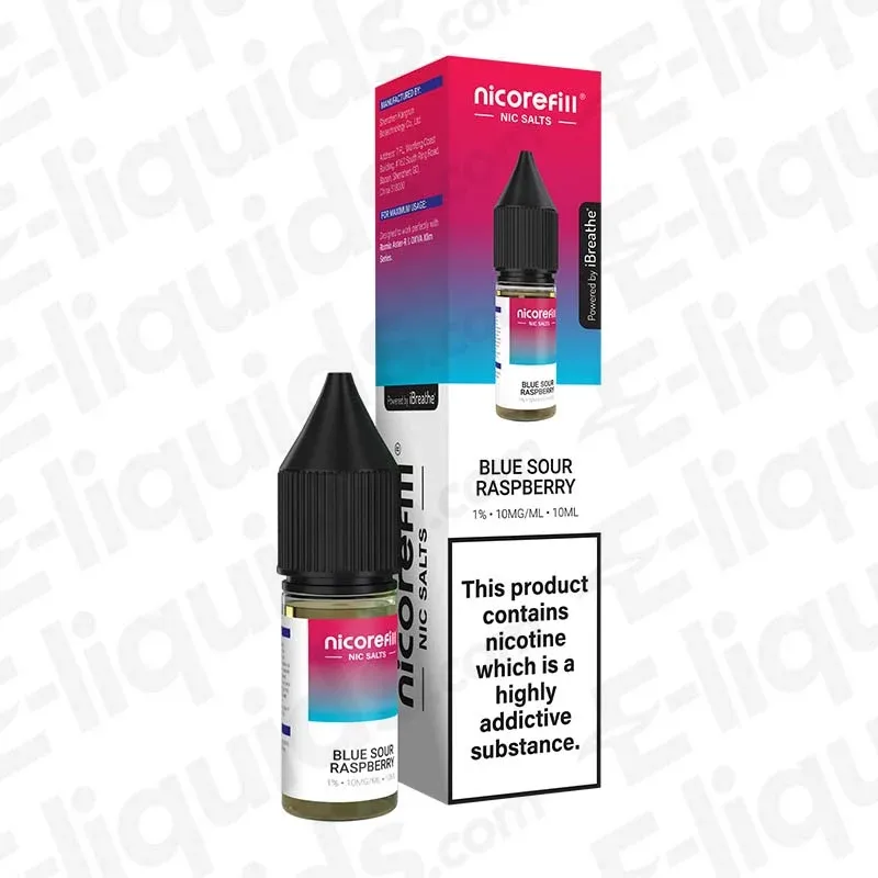 Nicorefill Blue Sour Raspberry Nic Salt - Image 2