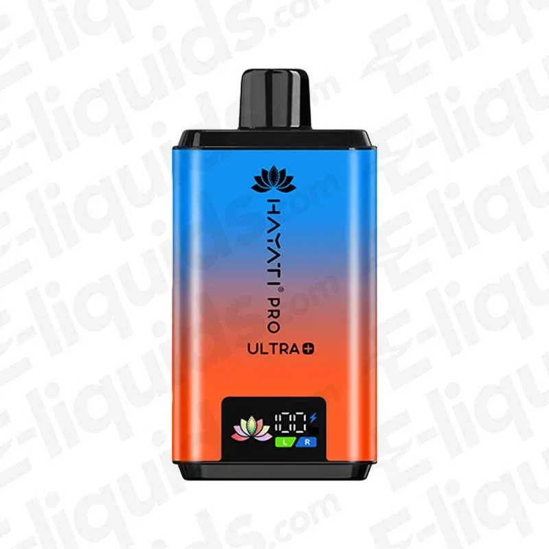 Hayati Pro Ultra+ 25K Red Razz GB - Blue Razz GB Prefilled Pod Kit