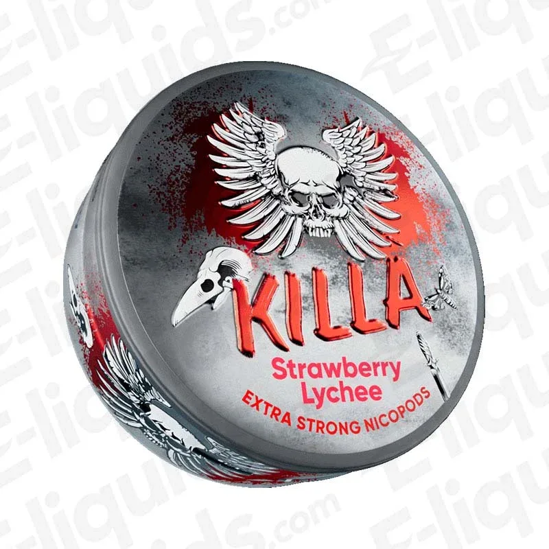 Killa Strawberry Lychee Extra Strong Nicotine Pouches