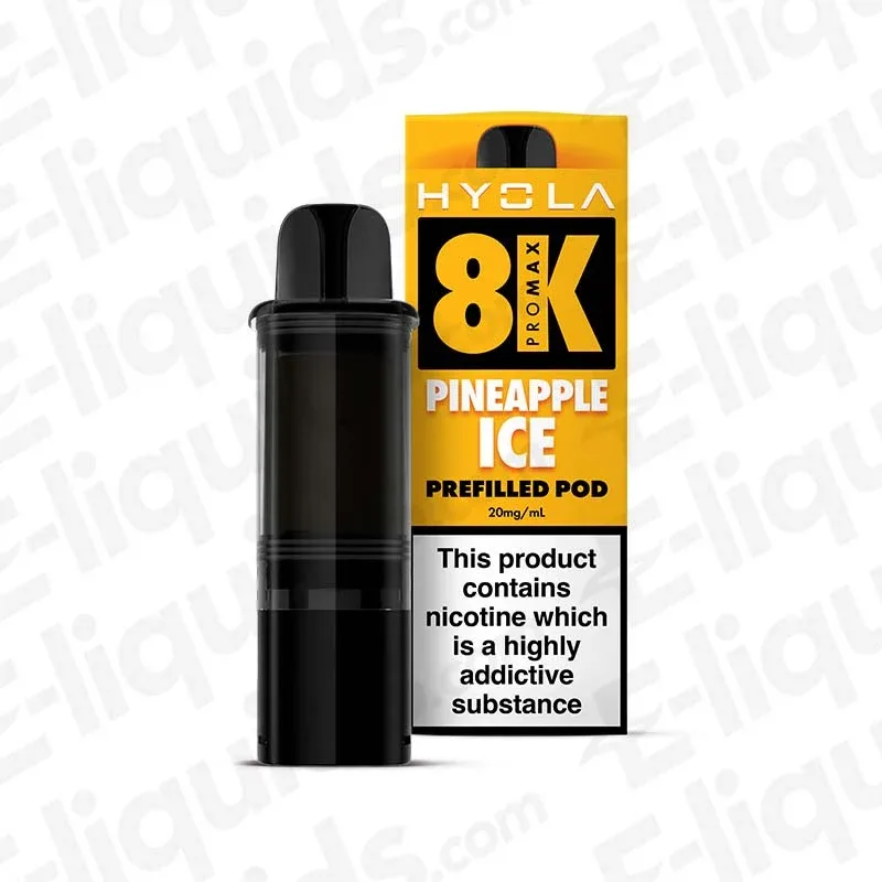 Hyola Pro Max 8000 Pineapple Ice Prefilled Pod