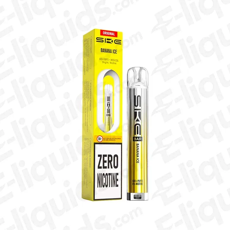 SKE Bar 600 0mg Banana Ice Prefilled Pod Kit