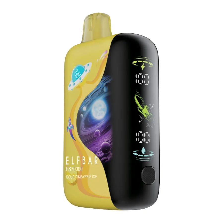 Elf Bar FS70K Disposable Vape Device - Sour Pineapple Ice 20ml