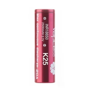 K25 18650 2500mAh Battery by Vapcell