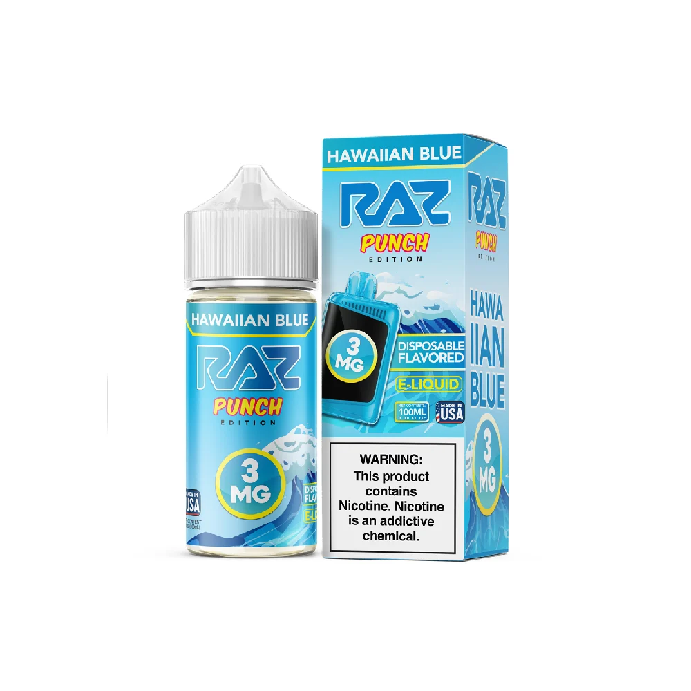 Hawaiian Blue Pod Juice x RAZ 100mL