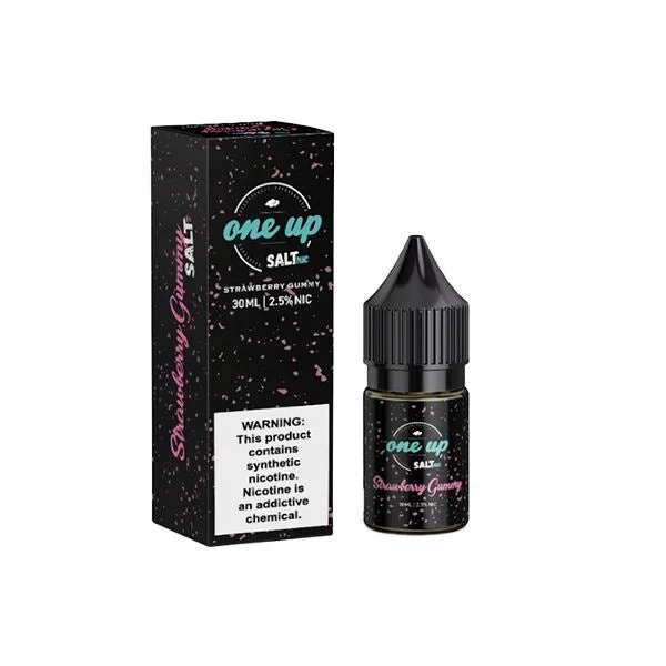 Strawberry Gummy by One Up TFN Salt Series E-Liquid 30mL (Salt Nic)