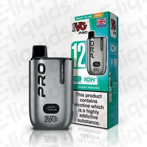 IVG Pro 12 10mg Classic Menthol Prefilled Pod Kit