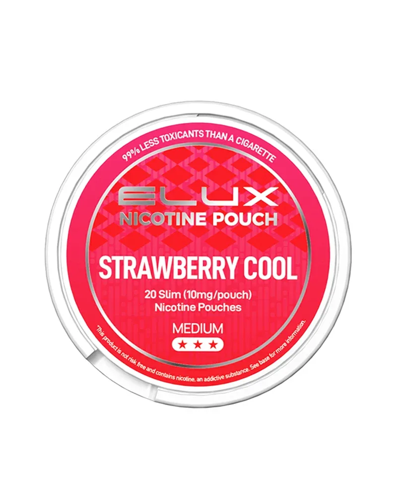 Elux Strawberry Cool Nic Pouches - Image 2