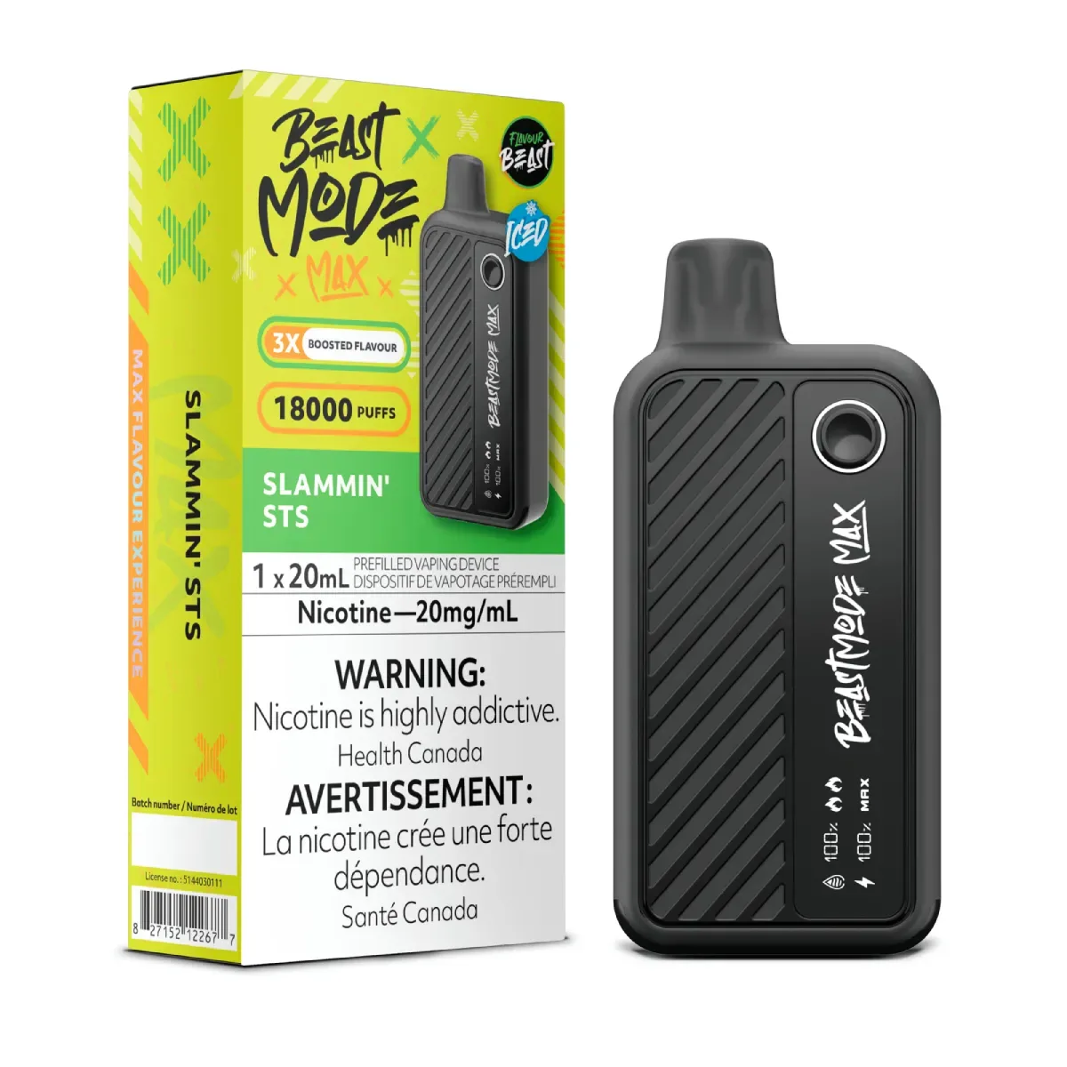 Flavour Beast Beast Mode Max 18K Disposable Slammin’ STS