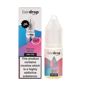 Blue Razz Gummy Nic Salt E-Liquid by Bar Drop