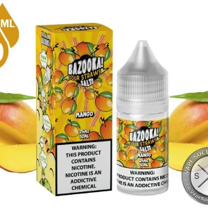Mango BAZOOKA SOUR STRAWS SALT 30ml