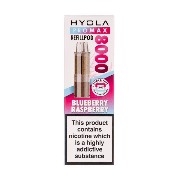 Blueberry Raspberry Pro Max 8000 Prefilled Pod + Refill by Hyola